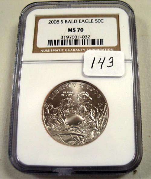 2008-S Bald Eagle Commemorative Uncirculated Half