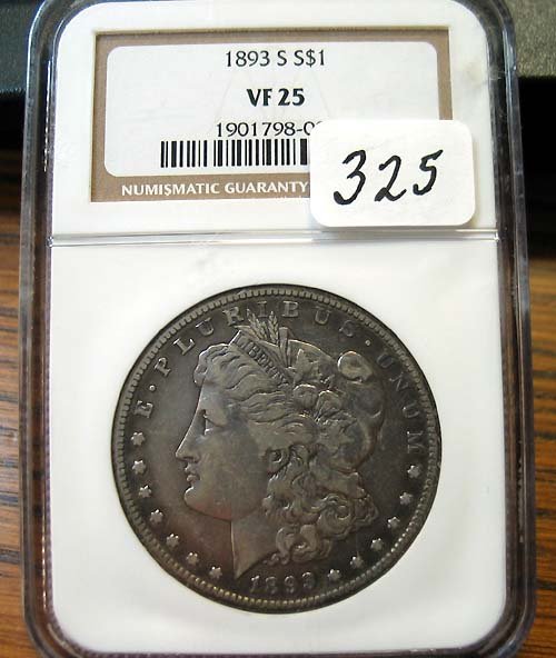 1893-S Morgan Silver Dollar VF 25