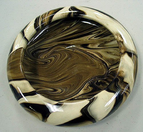 Weller marbleized candy dish