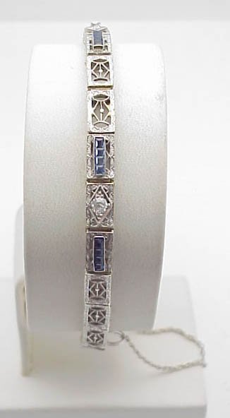 Sapphire & Diamond Bracelet