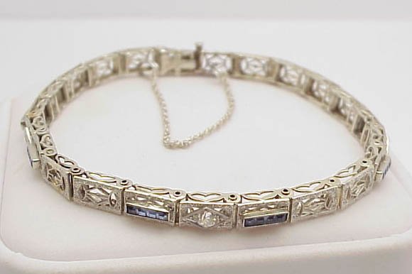 Sapphire & Diamond Bracelet - 2