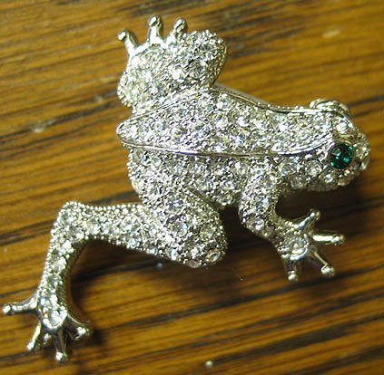Swarovski Angel and Snowman pin - 2
