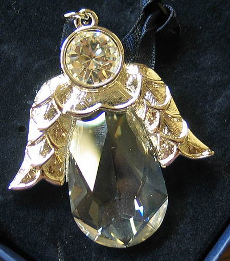 Swarovski Angel and Snowman pin - 3
