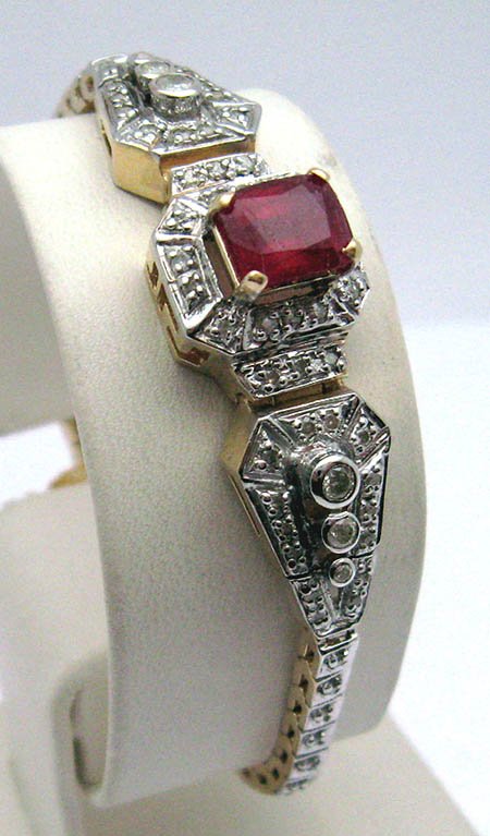 Ruby & Diamond Bracelet