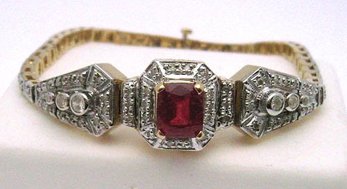 Ruby & Diamond Bracelet - 2