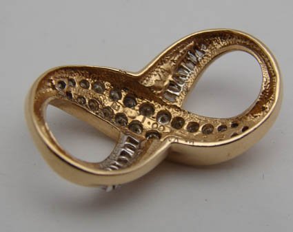 Diamond slide 1.50 ctw 14kt - 2