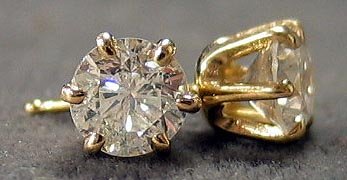 Diamond Studs Earrings 1.30 ctw.