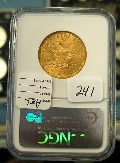 1906-D $10.00 Liberty Head Gold Coin NGC MS 62 - 2