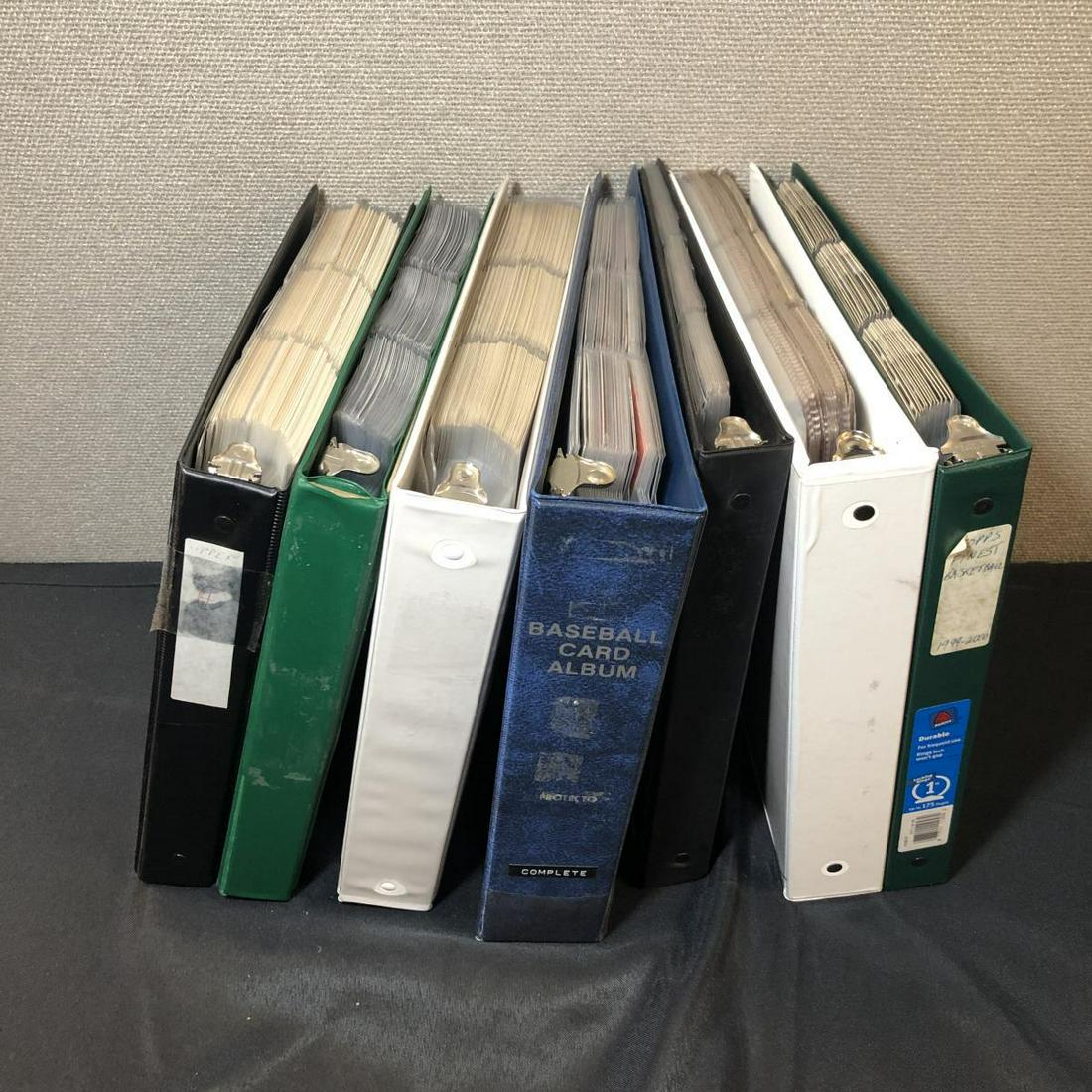Lot Of Basketball & Soccer Cards In Binders: Lot Of Basketball & Soccer Cards In Binders. Total of 7 binders in the lot. Consists of Upper Deck Basketball 03-04. Skybox Basketball 89-90. Skybox Basketball 89-90. Upper Deck Soccer American/Intern