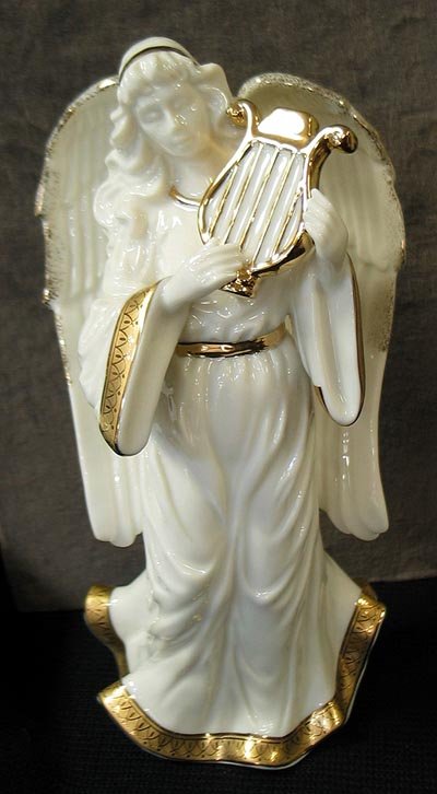 Angel porcelain statue