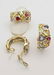 277: Semi-Precious Stones Ring & Earrings