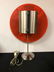 Vintage Color Fused Glass Art Lamp - 6