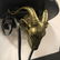 Stone & Wrought Iron & Brass Rams Head Sconce - 3