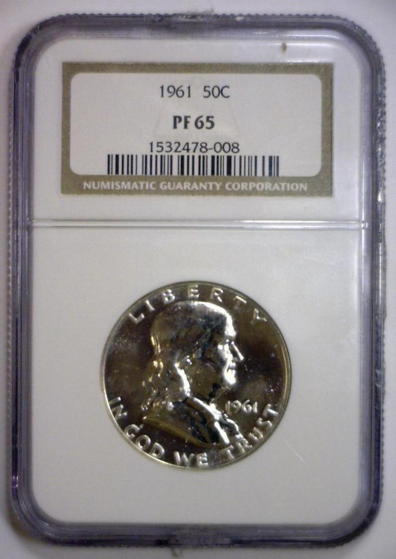 1961 Proof Franklin Silver Half NGC PF65 (1 of 2)