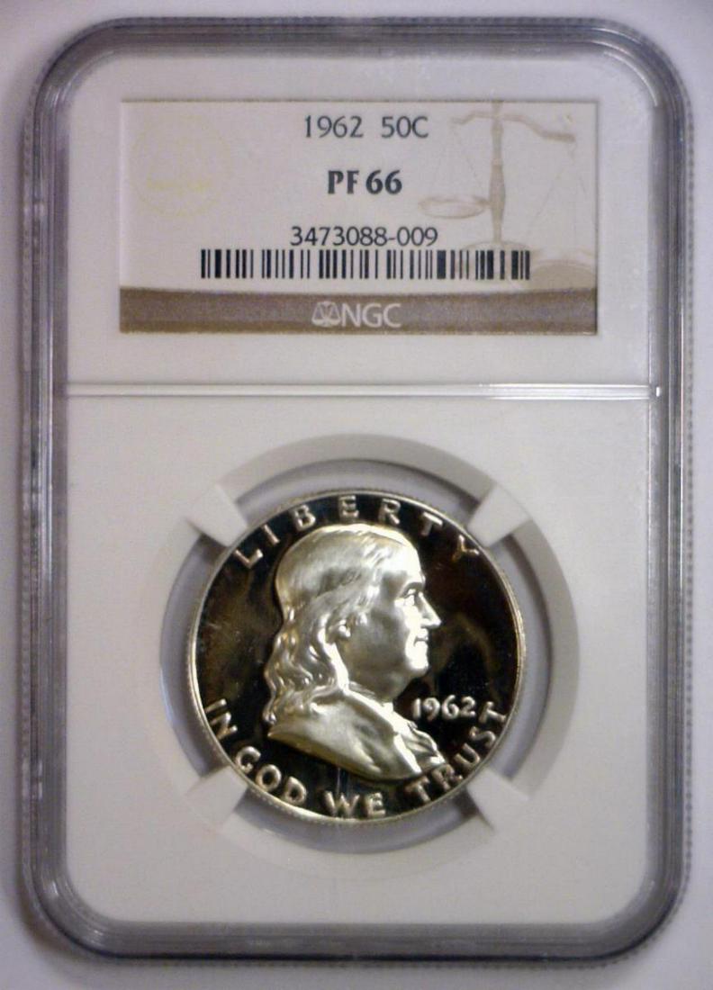 1962 Proof Franklin Silver Half NGC PF66 (1 of 2)
