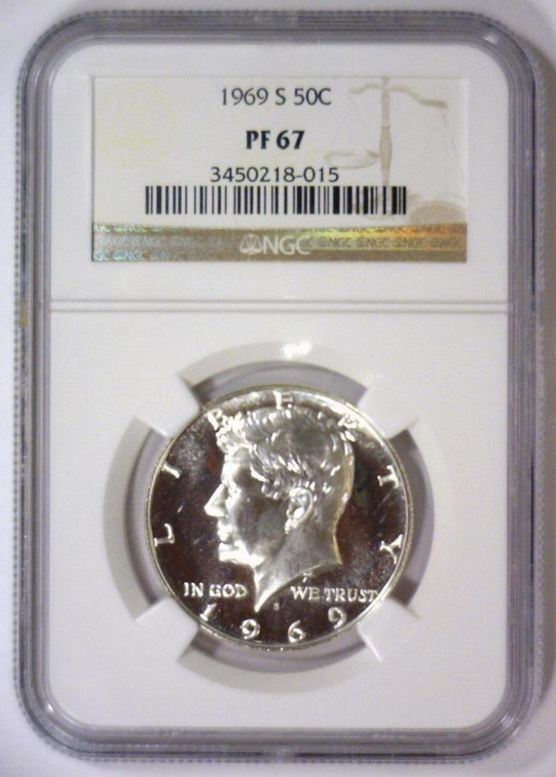 1969-S Kennedy Silver Proof Half NGC PF67 (1 of 2)