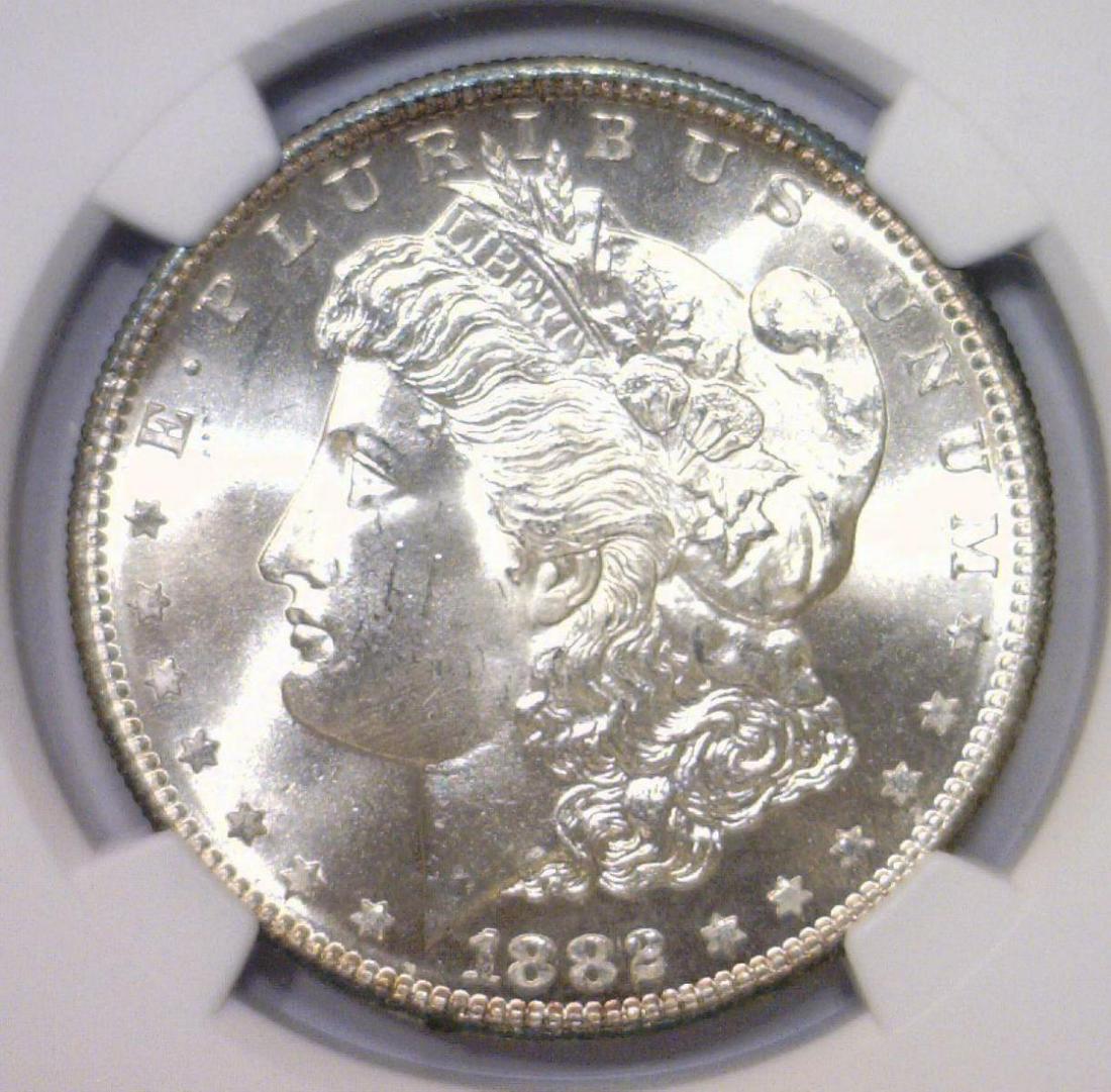 1882-S Morgan Silver Dollar $1 NGC MS66 (1 of 3)