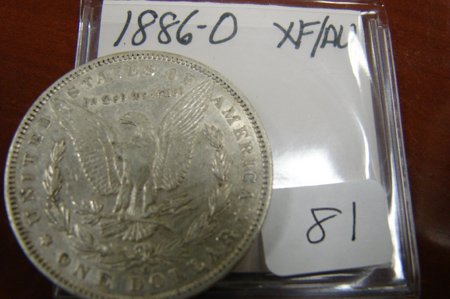 1886-O Morgan Silver Dollar XF/AU - 2