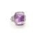Tiffany & Co. Platinum Amethyst and Diamond ring - 4
