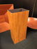 Group of Three Large Wooden Look Decor Items - 5