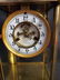Waterbury Brass & Beveled Glass Regulator Clock - 2