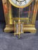 Waterbury Brass & Beveled Glass Regulator Clock - 3