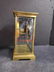 Waterbury Brass & Beveled Glass Regulator Clock - 4