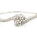 14kt white gold diamond cluster bracelet - 2