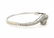 14kt white gold diamond cluster bracelet - 4