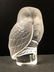 Lalique Owl Frosted Figurine