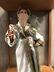 French Lady With Parasol In Wood Glass Case - 2
