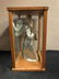 French Lady With Parasol In Wood Glass Case - 3