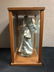 French Lady With Parasol In Wood Glass Case - 5