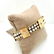 14kt yellow gold pearl bracelet - 2