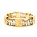14kt yellow gold pearl bracelet - 3