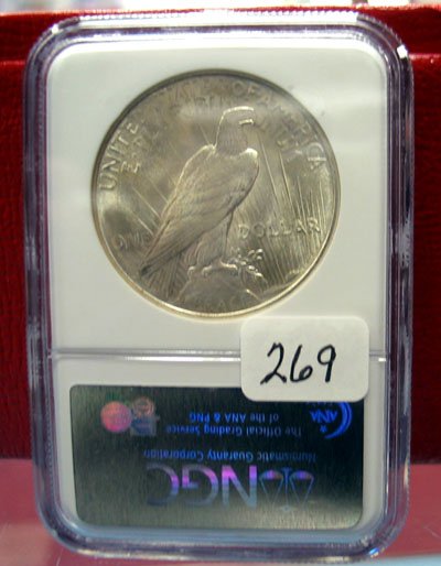 1922 Silver Peace Dollar NGC MS 65 - 2