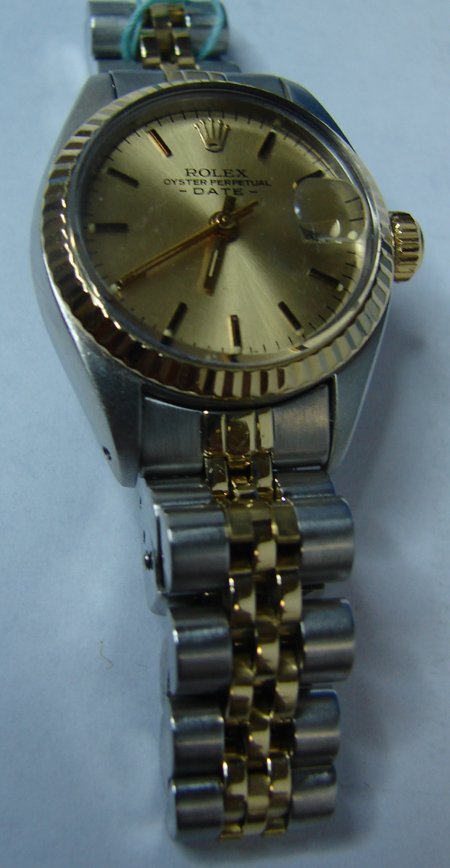 Lady's Rolex Datejust Champagne Dial