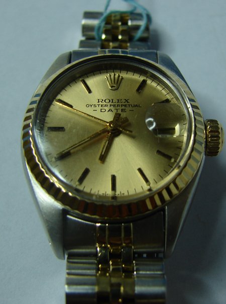 Lady's Rolex Datejust Champagne Dial - 2