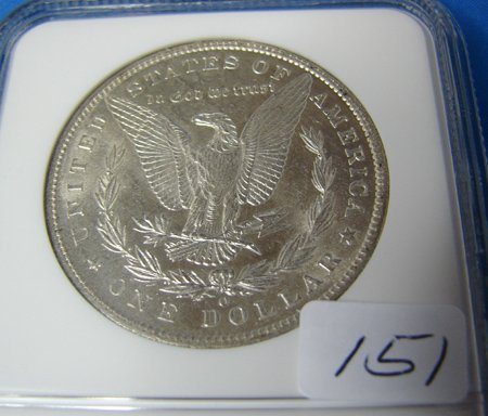 1886-O Morgan Silver Dollar Top 100 VAM-1A "E - 2