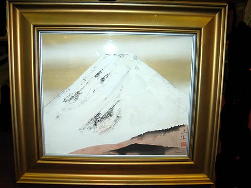 Water color of a mountain