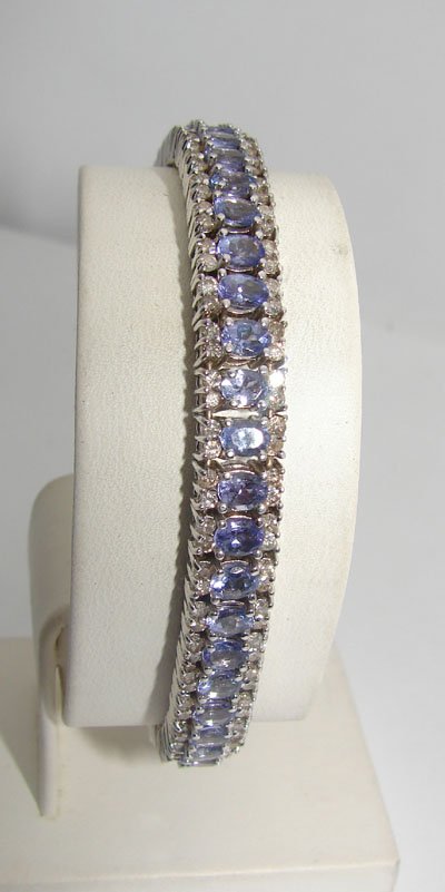 Diamond & Tanzanite Bracelet GLA