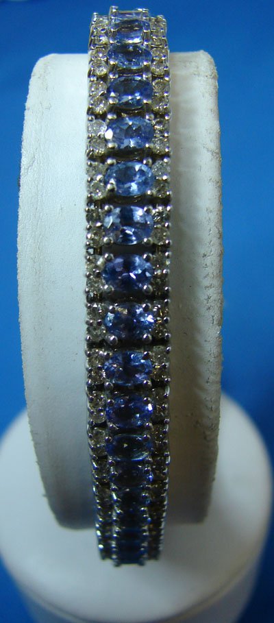 Diamond & Tanzanite Bracelet GLA - 2