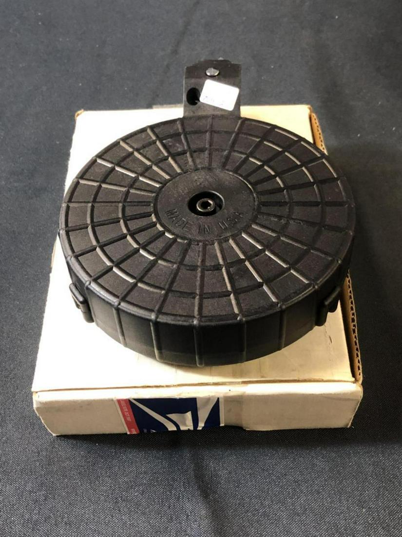 Pro Mag Industries 10/22 Drum Magazine 50 Rounds: Pro Mag Industries 10/22 .22lr Drum Magazine 50 Rounds in Box with Instructions. Great condition. Made in the USA. Heavy polymer construction. RUG-A14. Know your state regulations before purchasing.