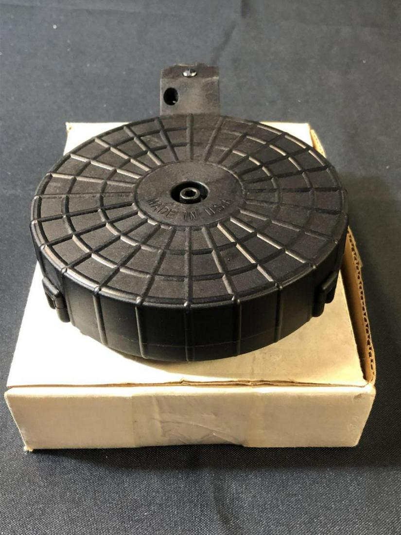 Pro Mag Industries 10/22 Drum Magazine 50 Rounds: Pro Mag Industries 10/22 .22lr Drum Magazine 50 Rounds in Box with Instructions. Great condition. Made in the USA. Heavy polymer construction. RUG-A14. Know your state regulations before purchasing.