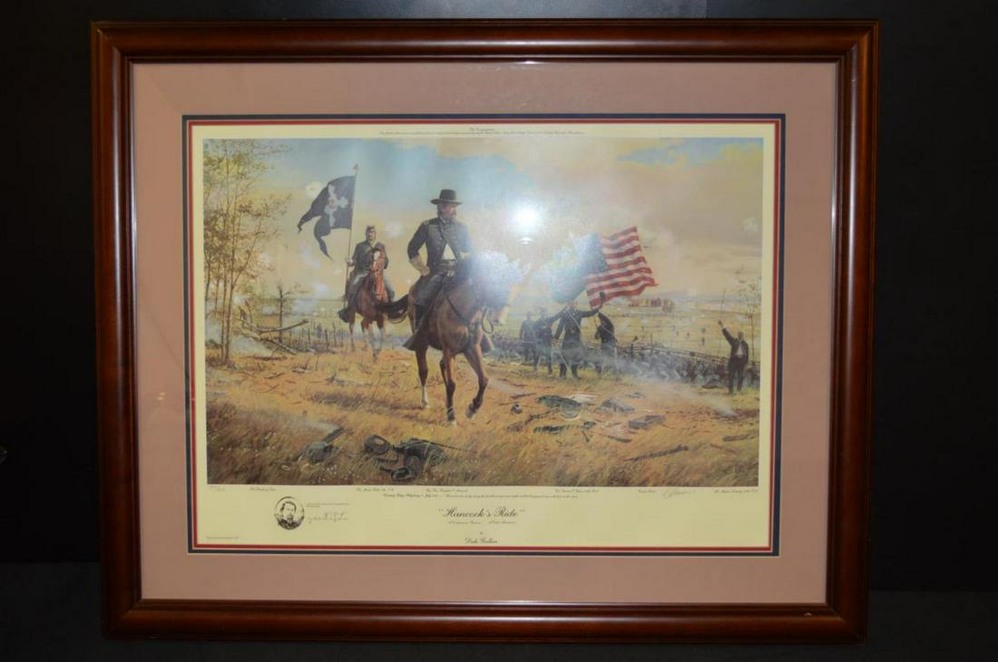 Hancock's Ride By Dale Gallon: Hancock's Ride By Dale Gallon. A Conspicuous Presence...A Calm Assurance. Tenth in the Commanders Series. Hancock's Ride-Maj. Gen Winfield S. Hancock on Cemetery Ridge, Gettysburg, 3 July 1863, is fro