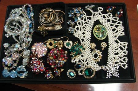 Large Lot Vintage Costume Jewelry