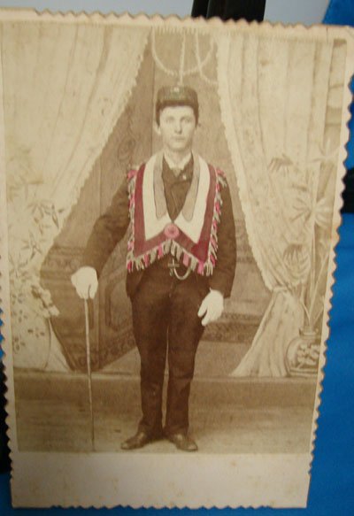 Fraternal cabinet card