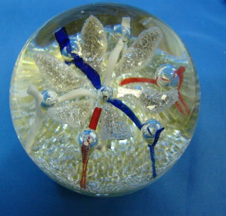 Paperweight - red, white & blue