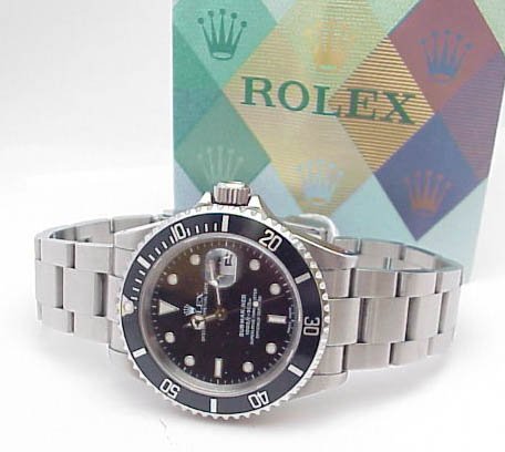 Rolex submariner stainless black dial - 2