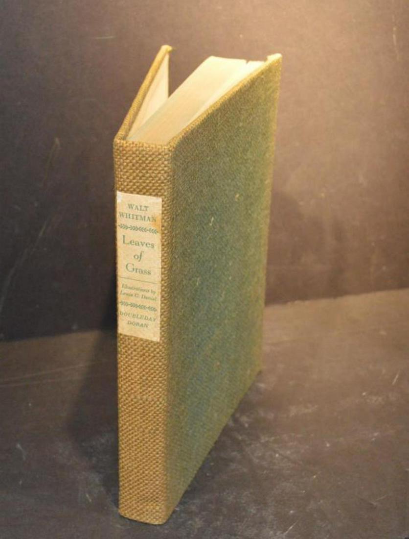 1940 Walt Whitman "Leaves of Grass": 1940 Walt Whitman "Leaves of Grass" 1st published by Doubleday, Doran & Co.